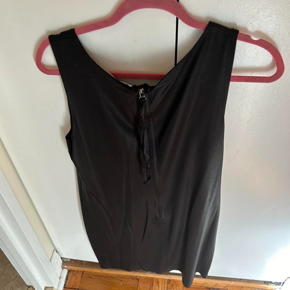 Women's Max Studio Black Zip Up Dress